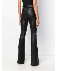 Черные брюки-клеш от Unravel Project