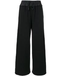 Черные брюки-клеш от MM6 MAISON MARGIELA
