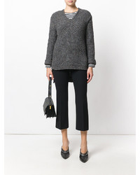 Черные брюки-клеш от No.21