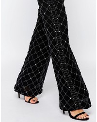 Черные брюки-клеш от French Connection