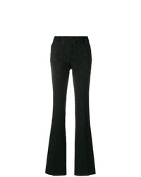 Черные брюки-клеш от Pt01