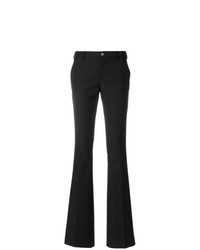 Черные брюки-клеш от Pt01