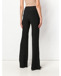 Черные брюки-клеш от Rick Owens