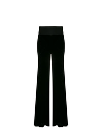 Черные брюки-клеш от Rick Owens