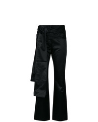 Черные брюки-клеш от Romeo Gigli Vintage