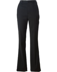 Черные брюки-клеш от Saint Laurent