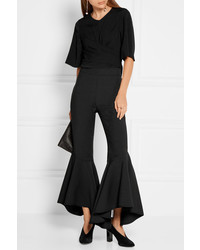 Черные брюки-клеш от Ellery