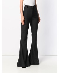 Черные брюки-клеш от Hebe Studio