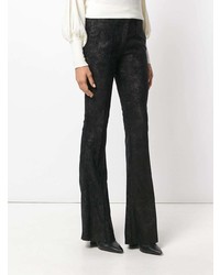 Черные брюки-клеш от Nude