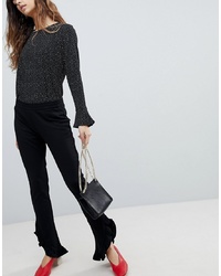 Черные брюки-клеш от Soaked in Luxury