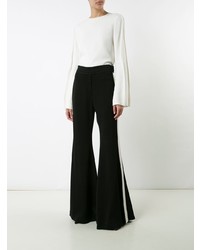 Черные брюки-клеш от Ellery