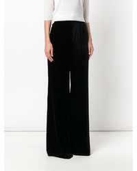 Черные брюки-клеш от Alberta Ferretti