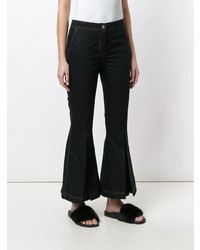 Черные брюки-клеш от Marco De Vincenzo