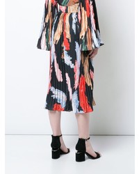 Черные брюки-кюлоты с принтом от Patbo