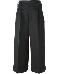 Черные брюки-кюлоты со складками от Golden Goose Deluxe Brand