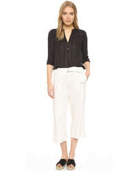 Черные брюки-кюлоты от Vince