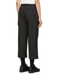 Черные брюки-кюлоты от Won Hundred