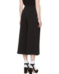 Черные брюки-кюлоты от Roksanda