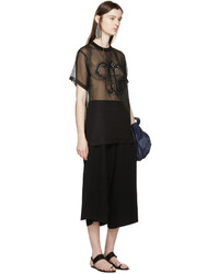 Черные брюки-кюлоты от Emilio Pucci