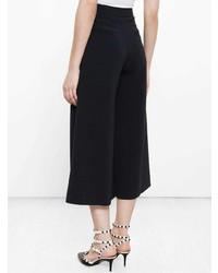 Черные брюки-кюлоты от Roksanda