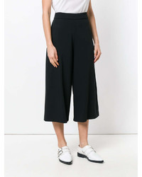 Черные брюки-кюлоты от Drome