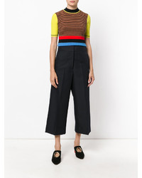 Черные брюки-кюлоты от Marni