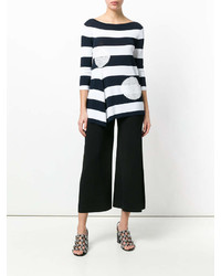 Черные брюки-кюлоты от D-Exterior