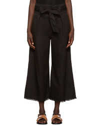 Черные брюки-кюлоты от Etoile Isabel Marant