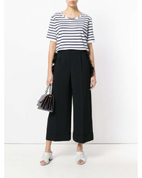 Черные брюки-кюлоты от Simone Rocha