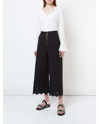 Черные брюки-кюлоты от Derek Lam 10 Crosby