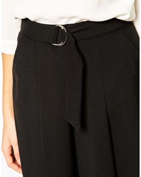 Черные брюки-кюлоты от Oasis