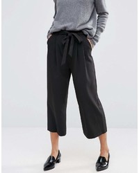 Черные брюки-кюлоты от Asos