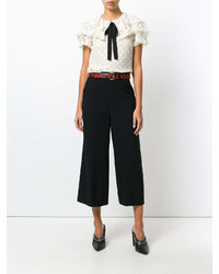 Черные брюки-кюлоты от Lanvin