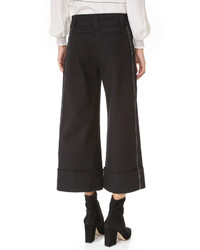 Черные брюки-кюлоты от Derek Lam 10 Crosby