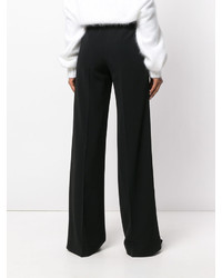 Женские черные брюки со складками от Alberta Ferretti