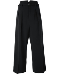 Женские черные брюки со складками от RED Valentino