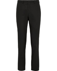 Черные брюки чинос из саржи от Givenchy