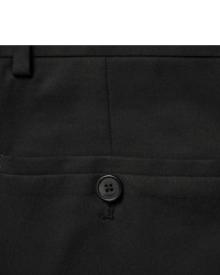 Черные брюки чинос из саржи от Givenchy
