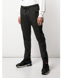 Черные брюки чинос с принтом от Givenchy