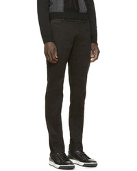 Черные брюки чинос от Fendi