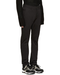 Черные брюки чинос от Attachment