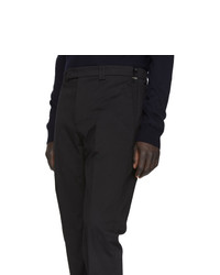 Черные брюки чинос от Fendi