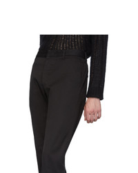 Черные брюки чинос от Prada