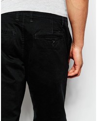Черные брюки чинос от Sisley