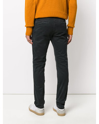 Черные брюки чинос от Stone Island
