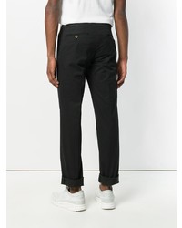 Черные брюки чинос от Canali