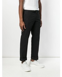 Черные брюки чинос от Canali