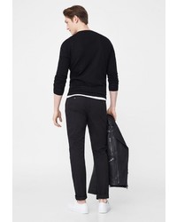 Черные брюки чинос от Mango Man