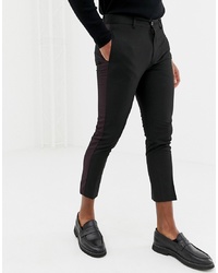 Черные брюки чинос от New Look