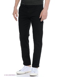 Черные брюки чинос от Oodji